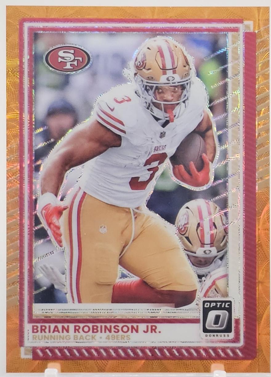 Brian Robinson Jr. #25 2025 Panini Donruss Optic Football