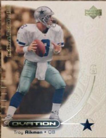 Troy Aikman #15 Football Cards 2000 Upper Deck Ovation