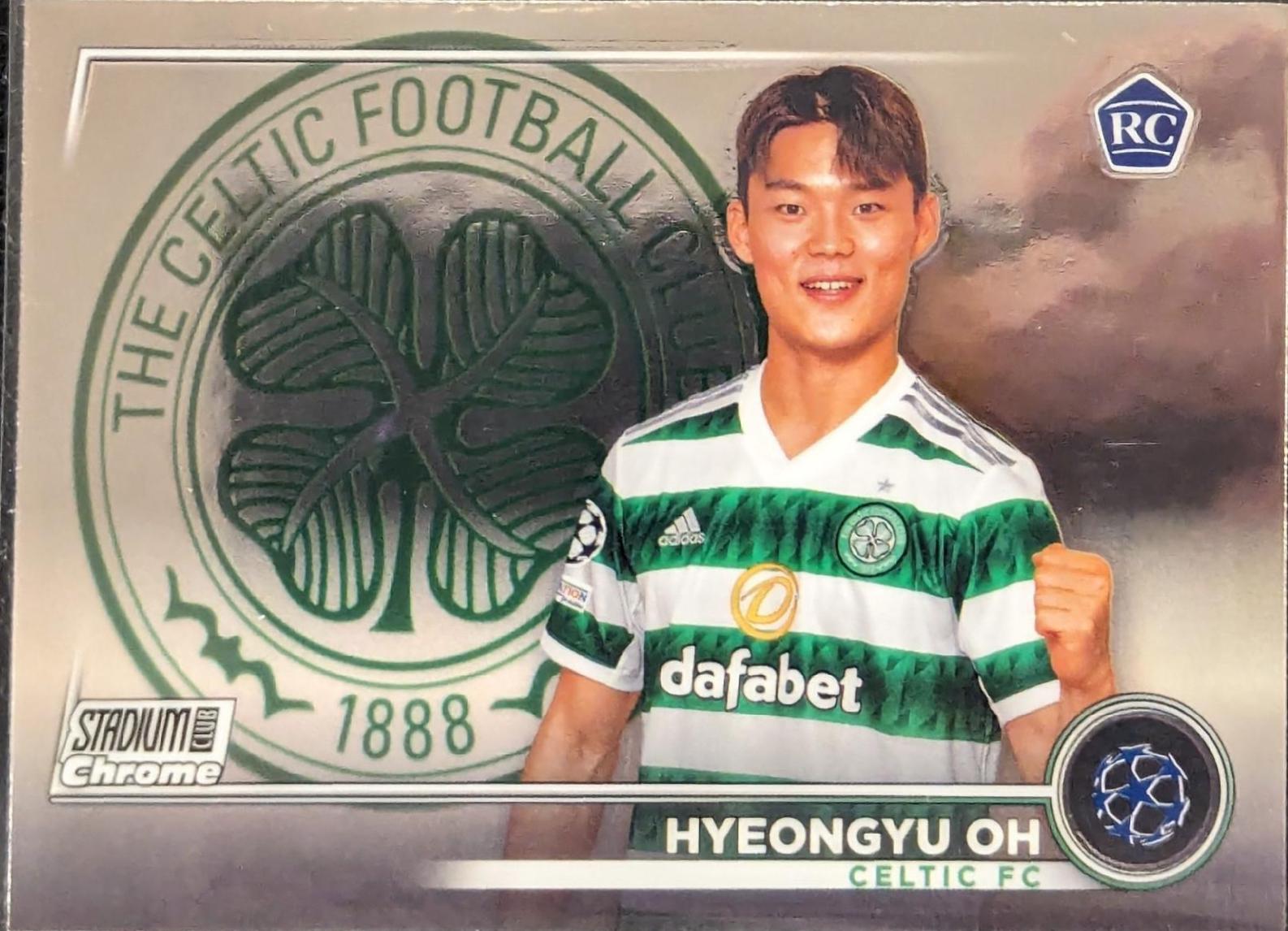 Hyeongyu Oh #91 Soccer Cards 2022 Stadium Club Chrome UEFA Competitions