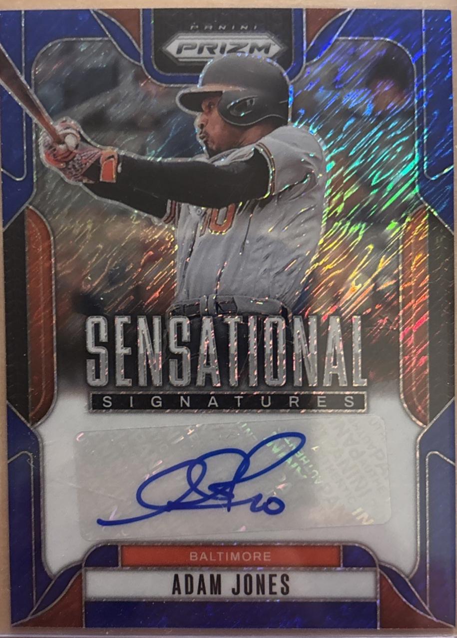 Adam Jones [Blue Shimmer] #SS-AJ Prices | 2025 Panini Prizm Sensational ...
