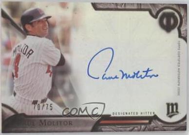 Paul Molitor #TA-PM Baseball Cards 2016 Topps Tribute Autographs
