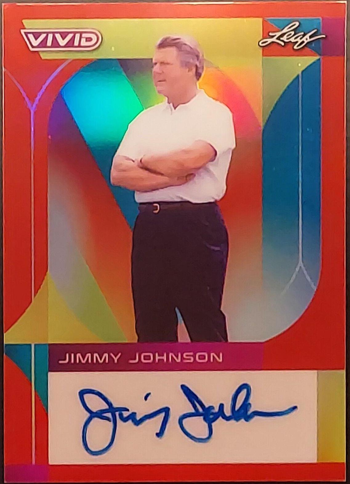 Jimmy Johnson [Prismatic Red] #BA-JJ1