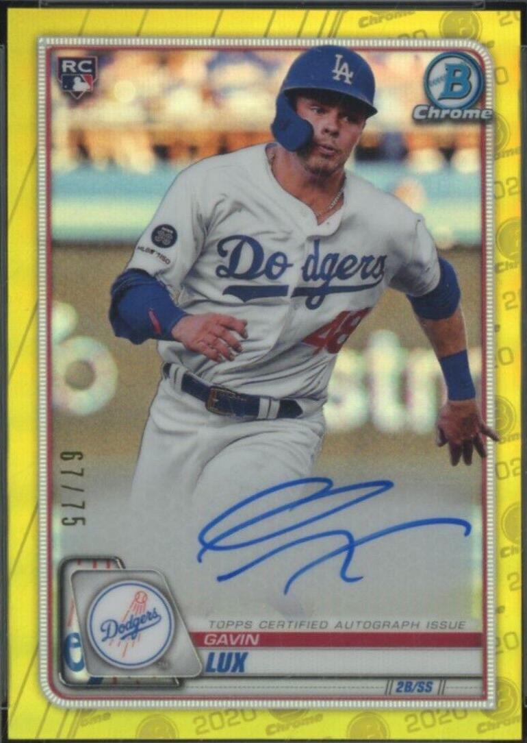 Gavin Lux [Yellow Refractor] #CRA-GL