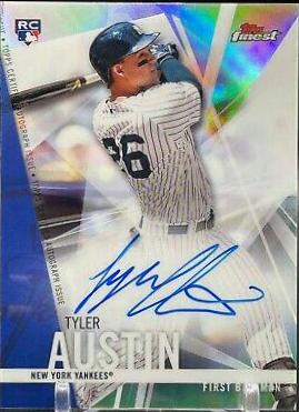 Tyler Austin #FA-TA Baseball Cards 2017 Topps Finest Autographs