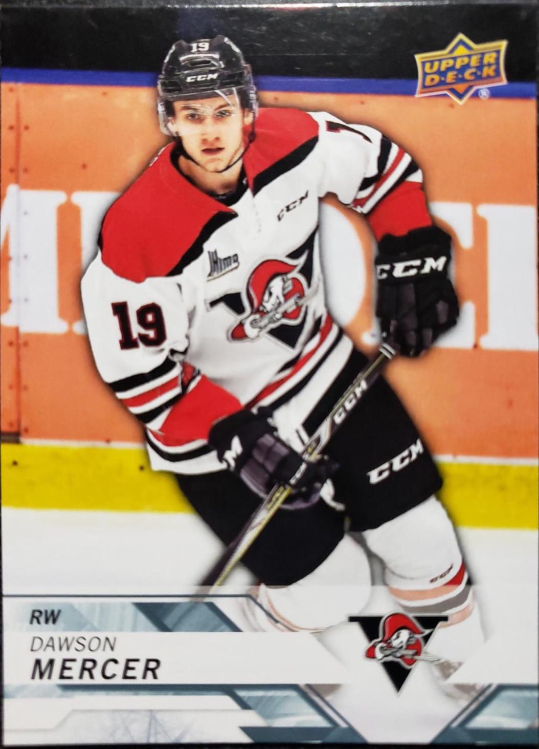 Dawson Mercer #292 Hockey Cards 2018 Upper Deck Chl