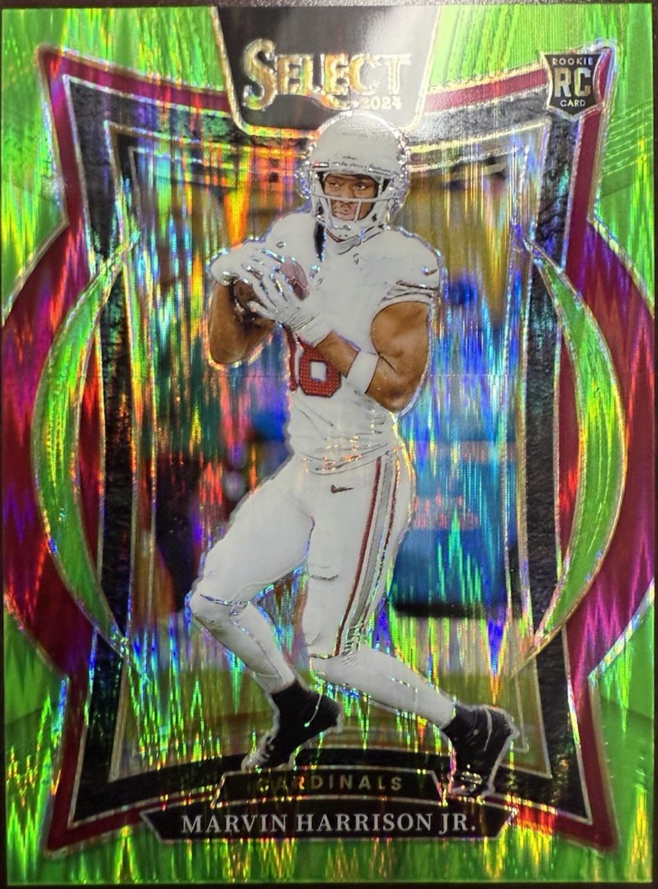 Marvin Harrison Jr. [Neon Green Prizm Shock] #28 Prices | 2024