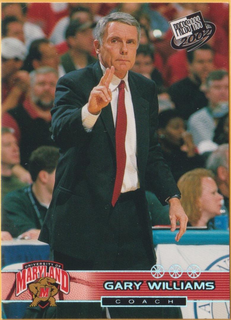 Gary Williams #CT38 2002 Press Pass Basketball