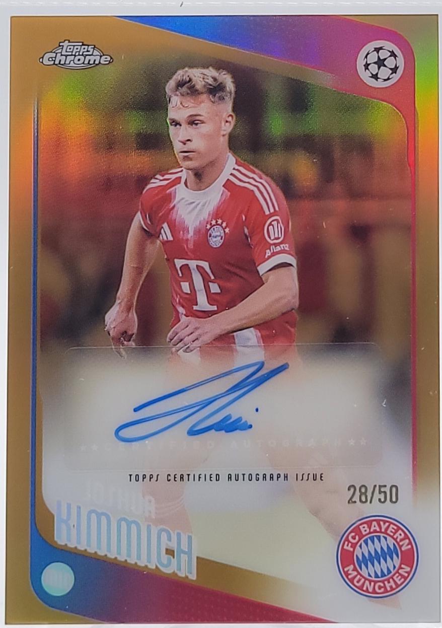 ☆キープ やむさま ☆ メッセージカード Joshua Kimmich [Gold] #CA-KI Prices | 2025 Topps Chrome UEFA