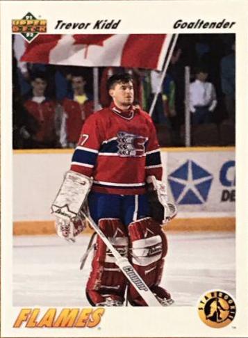 Trevor Kidd #449 Hockey Cards 1991 Upper Deck