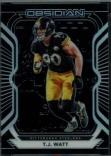 T. J. Watt #11 Football Cards 2020 Panini Obsidian
