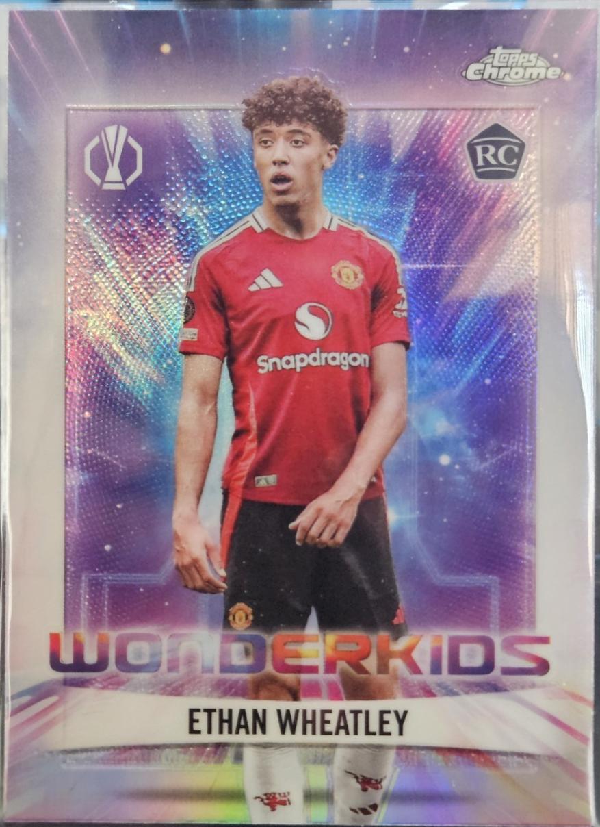 Ethan Wheatley #WK-12 Soccer Cards 2024 Topps Chrome UEFA Wonderkids