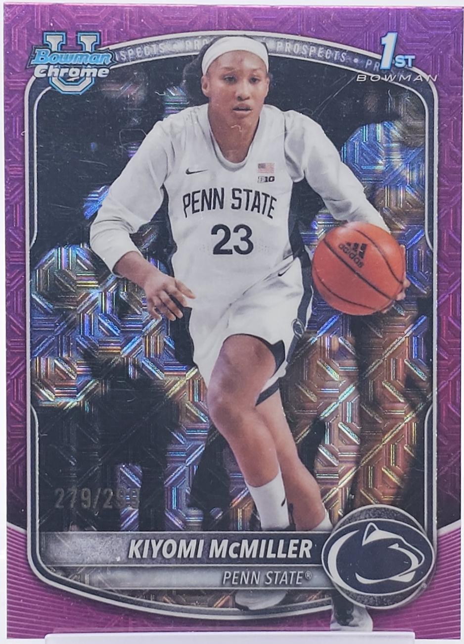 Kiyomi McMiller #BCP-25 2025 Bowman Mega Box Chrome Prospects Mojo Basketball