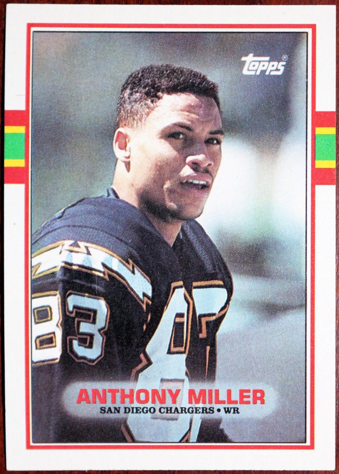 Anthony Miller #313 Football Cards 1989 Topps