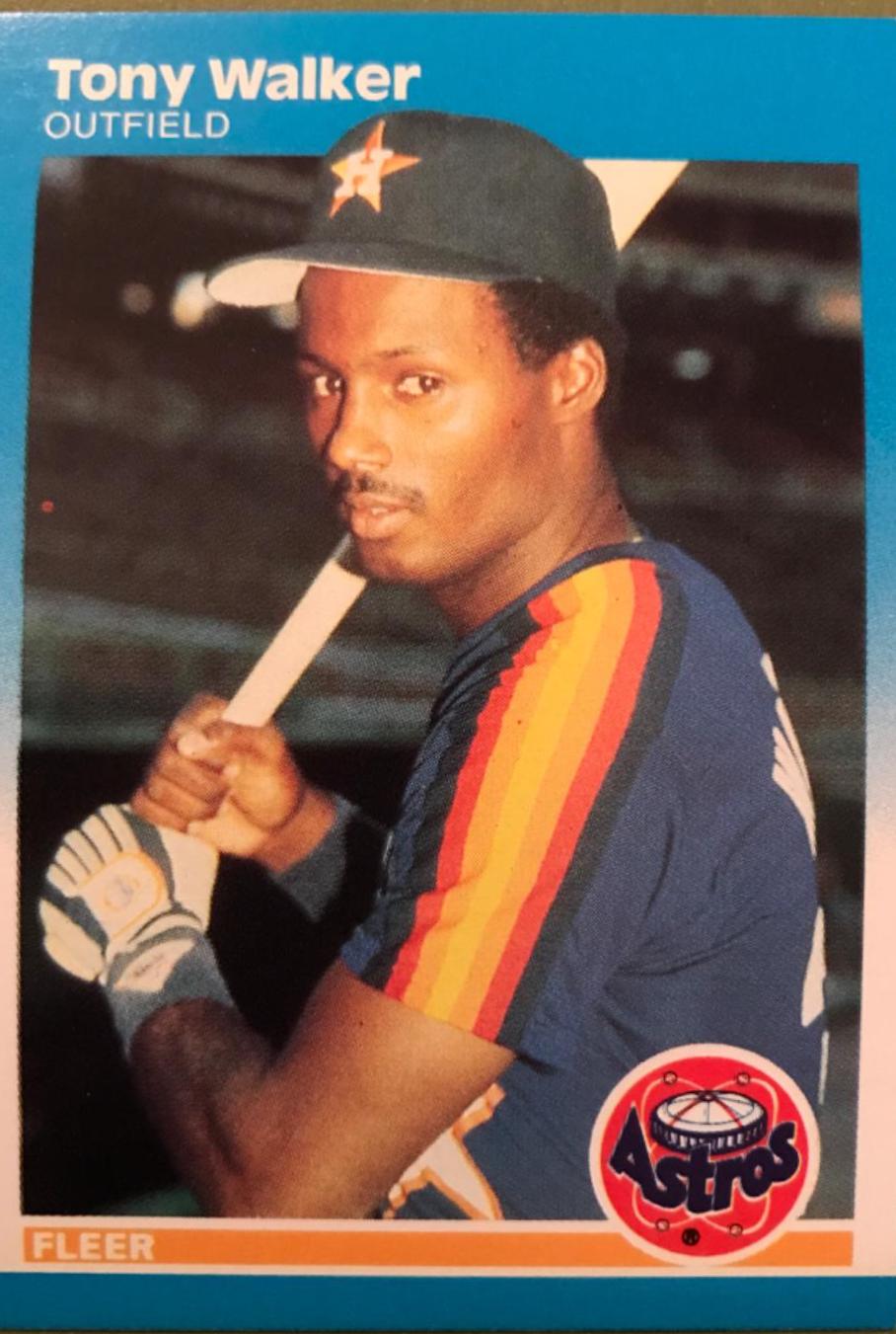 Tony Walker #71 Baseball Cards 1987 Fleer