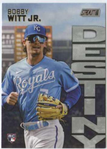 Bobby Witt Jr. #3B Baseball Cards 2022 Stadium Club Dynasty and Destiny