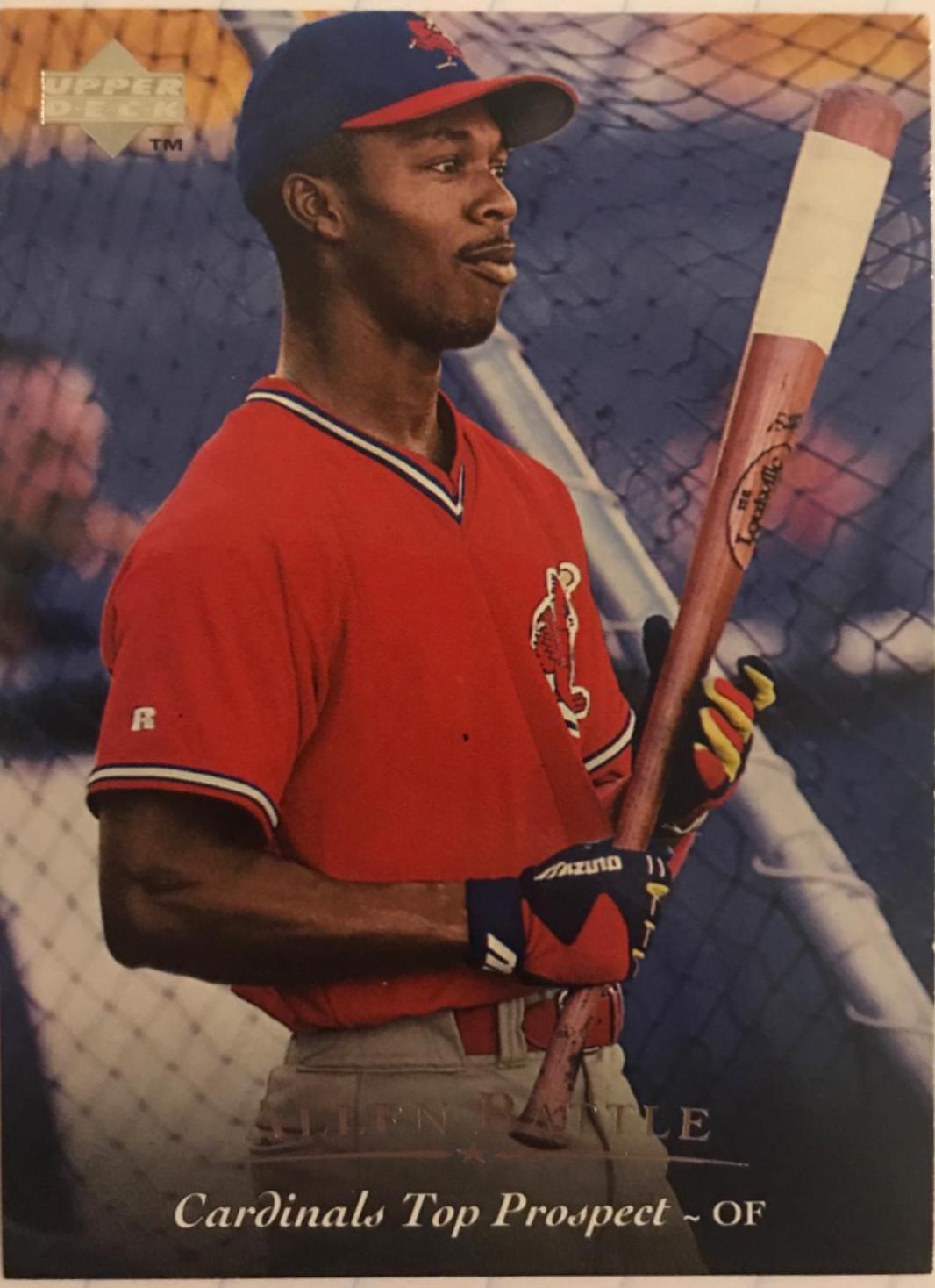 Allen Battle #123 Baseball Cards 1994 Upper Deck Top Prospects