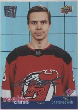 Yegor Sharangovich #RC-40 Hockey Cards 2020 Upper Deck Rookie Class Se