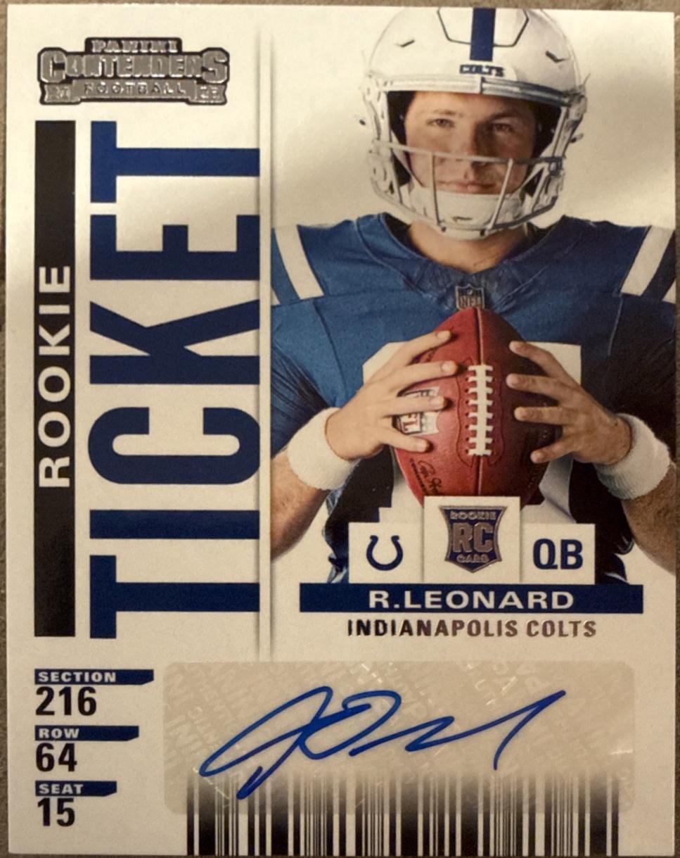 Riley Leonard #42 2025 Panini Select Contenders Rookie Ticket Football