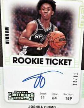 Joshua Primo [Autograph Stub] #112