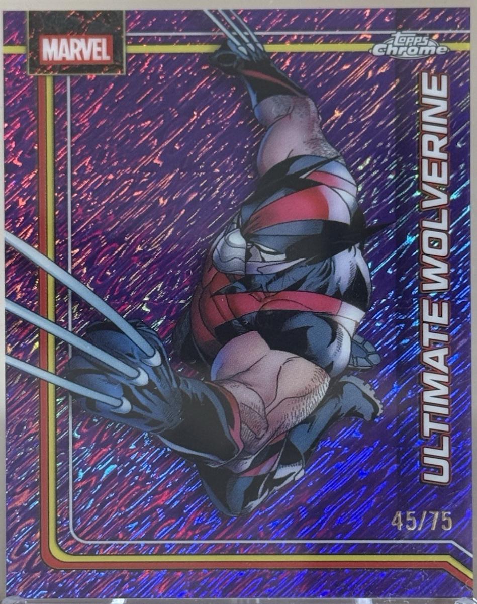 Ultimate Wolverine Purple Shimmer Refractor