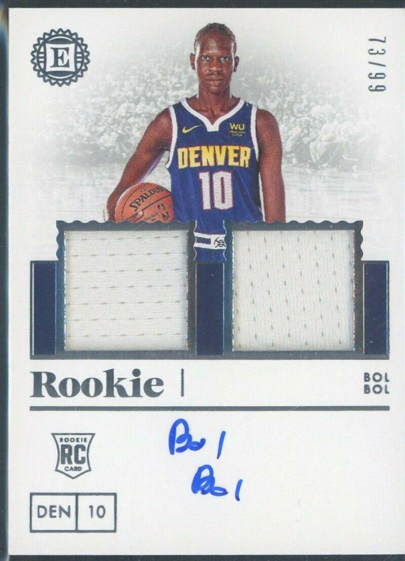Bol Bol #267 2019-20 Panini Encased Basketball