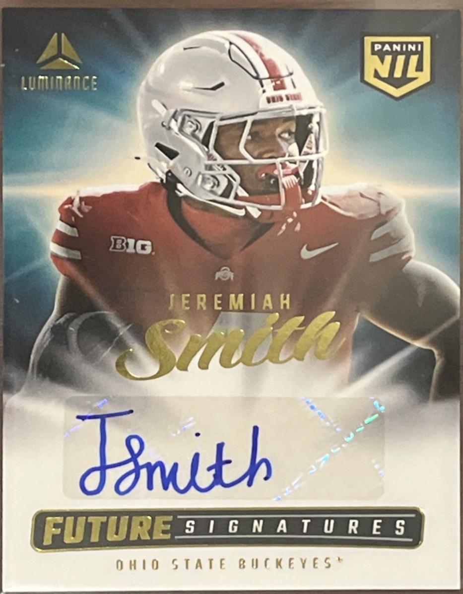 Jeremiah Smith #29 2025 Panini Luminance Football Future Signatures NIL