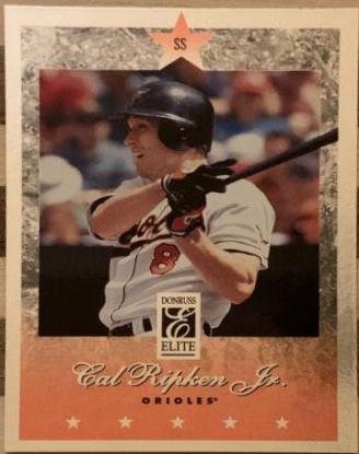 Cal Ripken Jr. #6 Baseball Cards 1997 Panini Donruss Elite