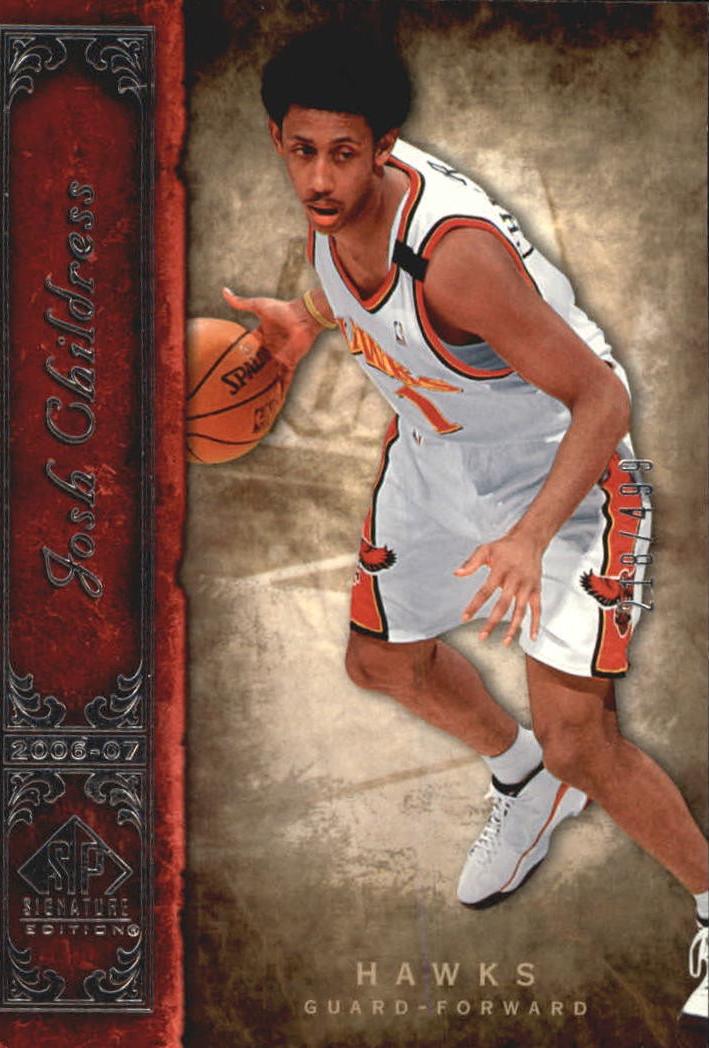 Josh Childress #1 2006-07 SP Signature Edition Basketball