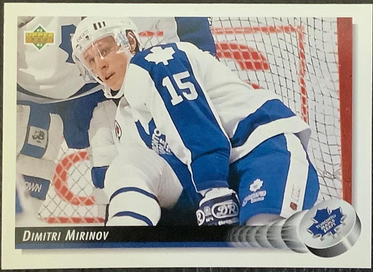 Dimitri Mirinov #83 1992 Upper Deck Hockey