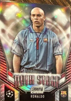 Ronaldo #MS-RON Soccer Cards 2023 Topps Stadium Club Chrome UEFA Main Stage