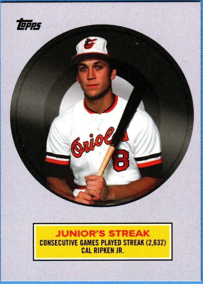 Cal Ripken Jr. #8 Baseball Cards 2018 Topps Throwback Thursday