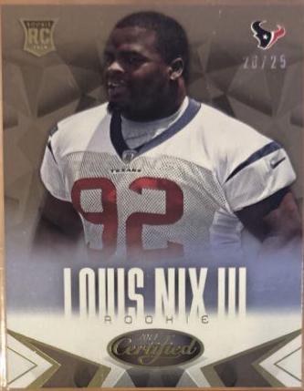 Louis Nix III [Mirror Gold] #146