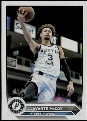 Javante McCoy #3 Basketball Cards 2023 Topps G-League