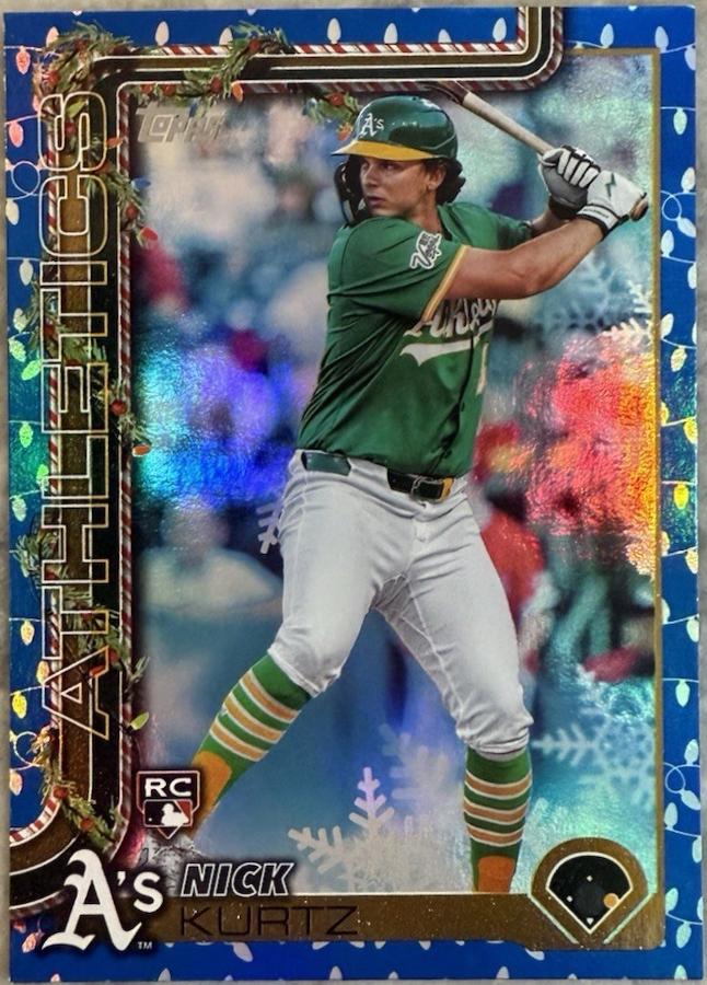 Nick Kurtz [Blue Lights] #H40 Prices | 2025 Topps Holiday