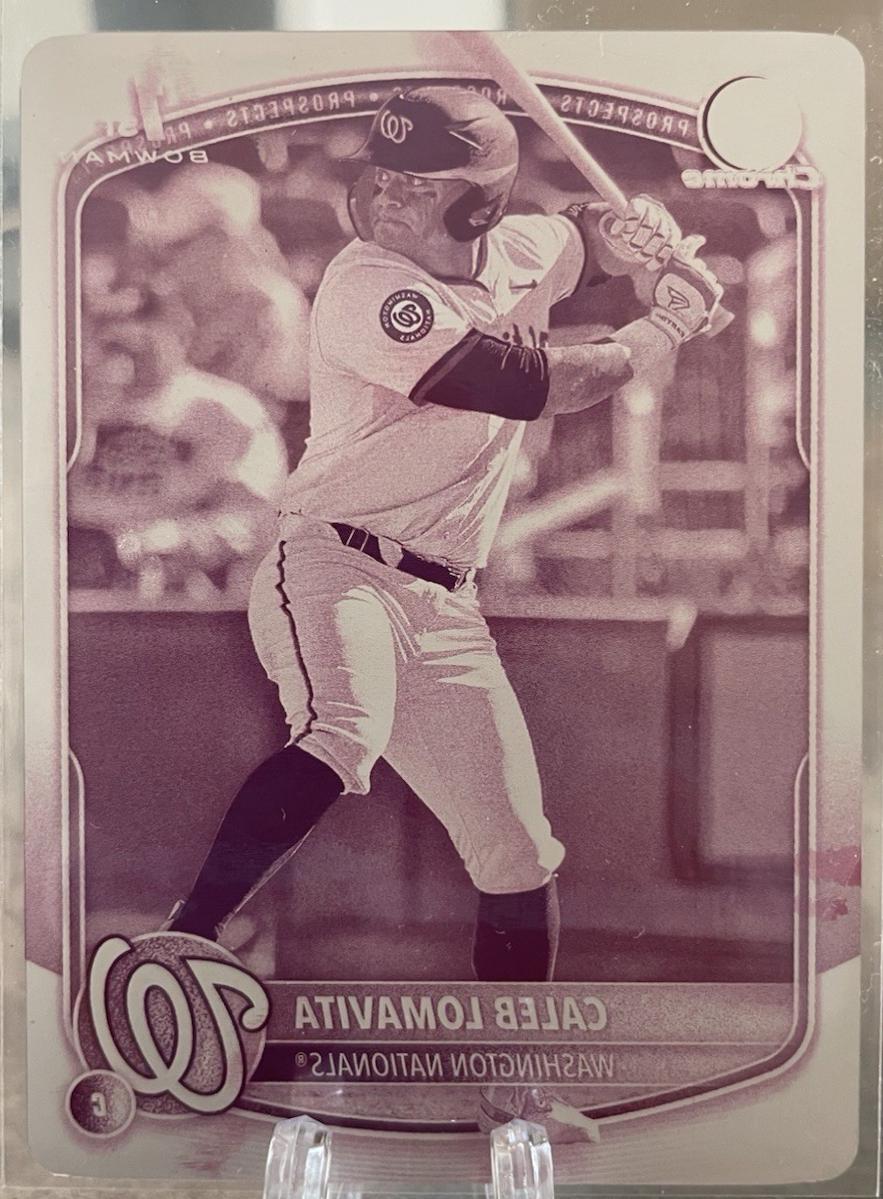 Caleb Lomavita [Printing Plate] #BCP-120