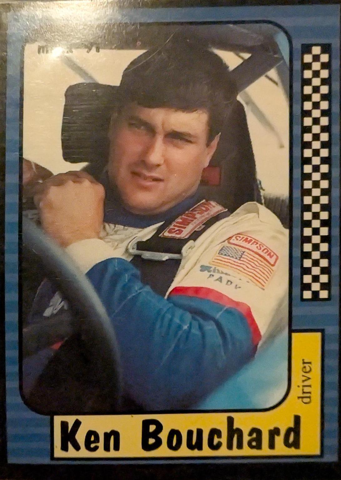 Ken Bouchard #13 Racing Cards 1991 Maxx