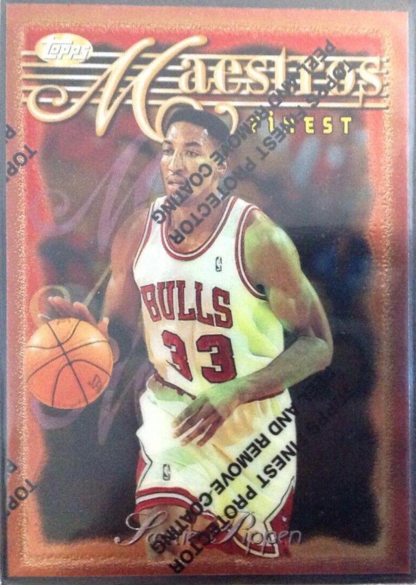 Scottie Pippen #1 Basketball Cards 1996 Finest