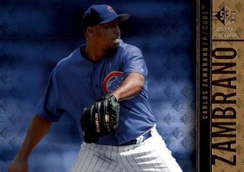 Carlos Zambrano #10 Baseball Cards 2007 SP Rookie Edition
