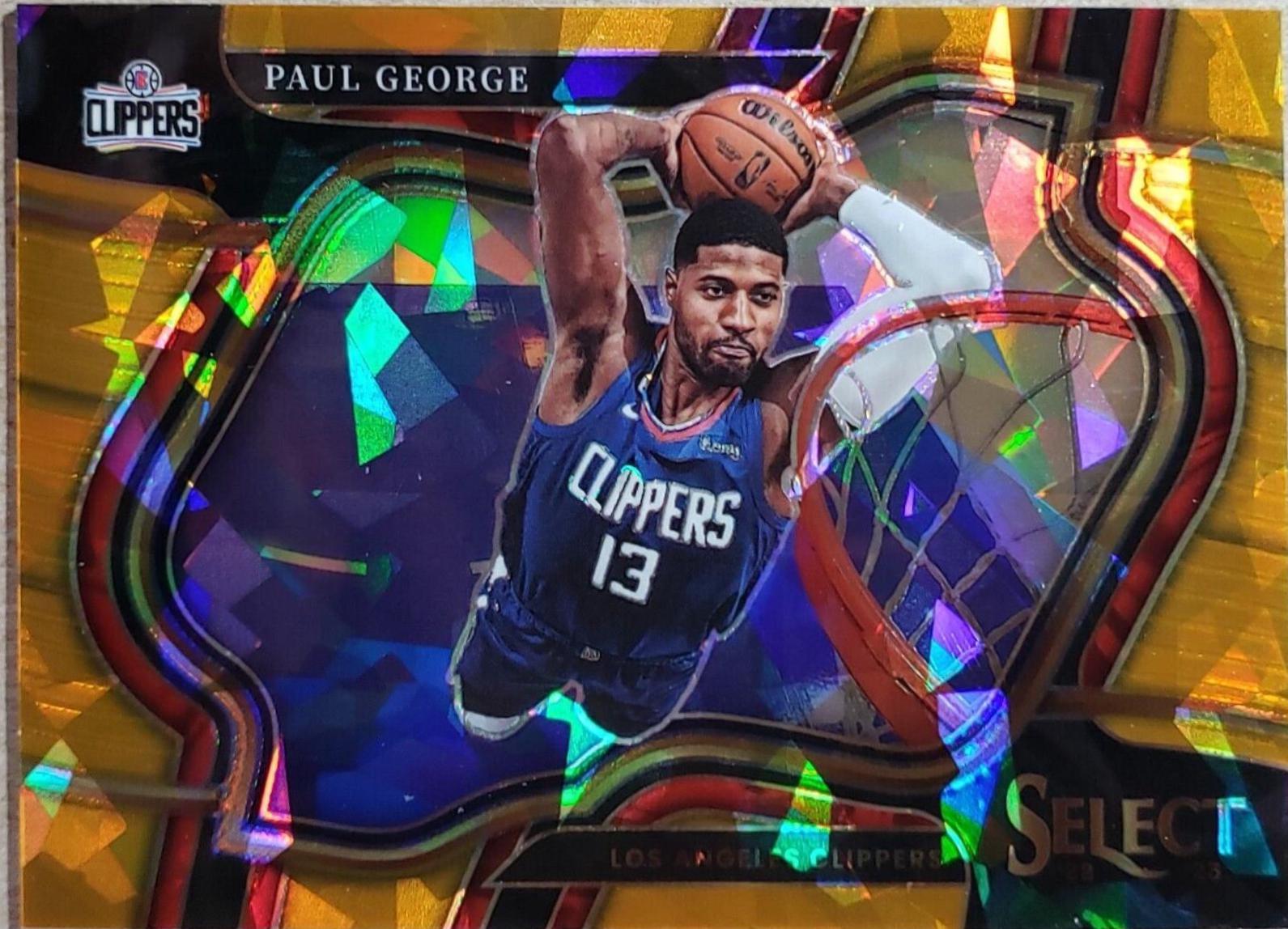 Paul George [Gold Ice] #216 Prices | 2022 Panini Select | Basketball Cards