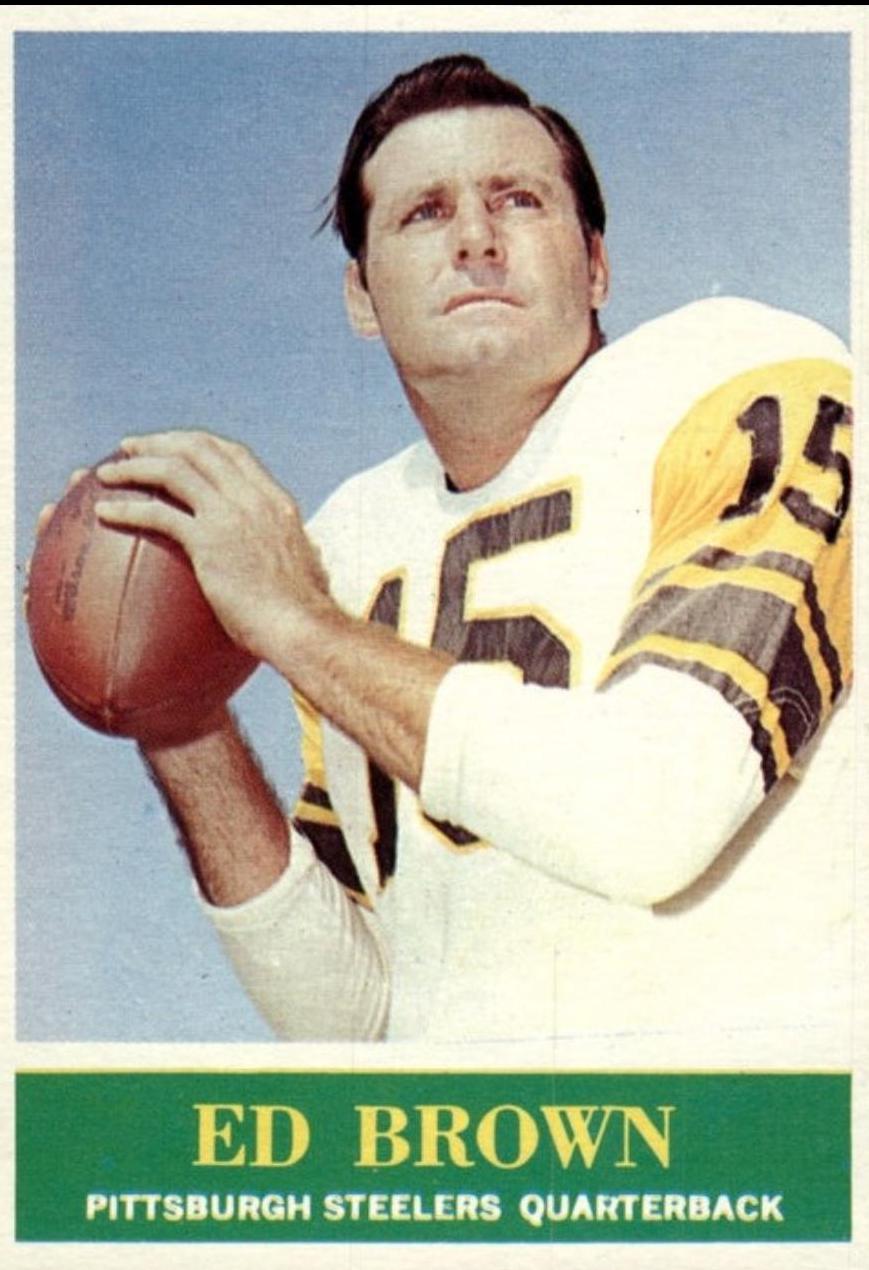 Ed Brown #143 1964 Philadelphia Football