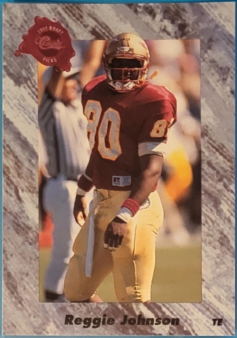 Reggie Johnson #126 1991 Classic Draft Football