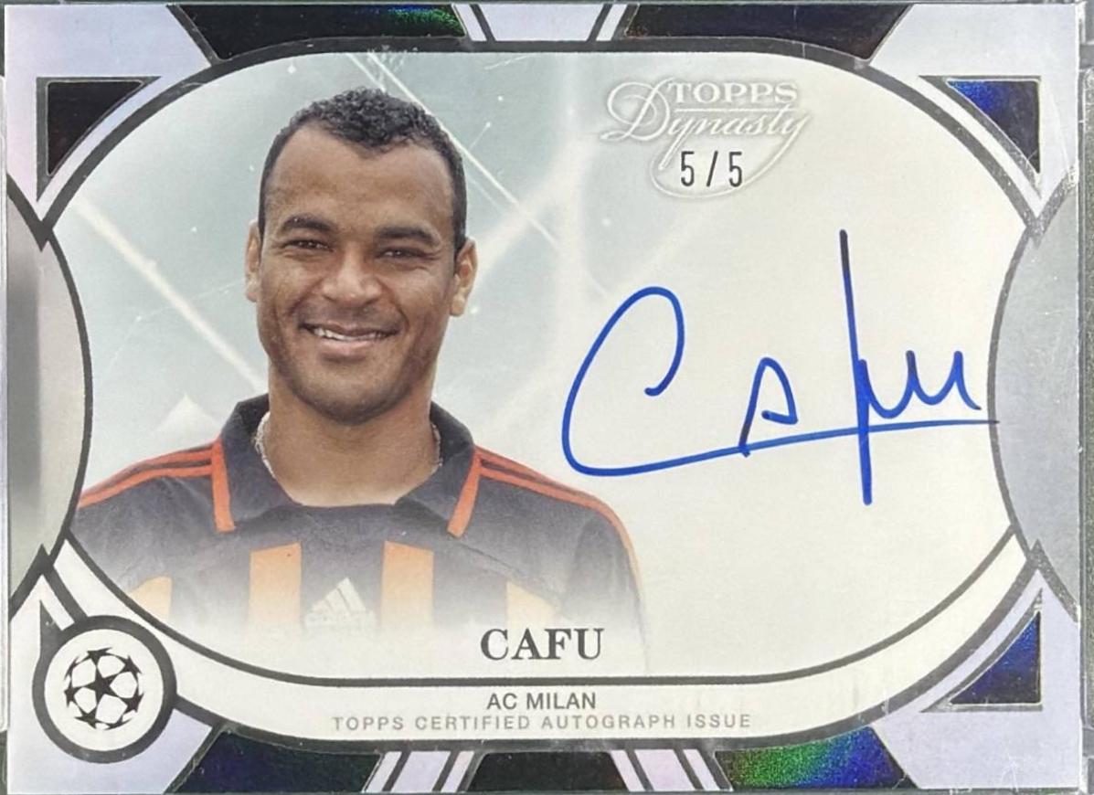Cafu #DAL-CA2 2024 Topps Dynasty UEFA Autograph