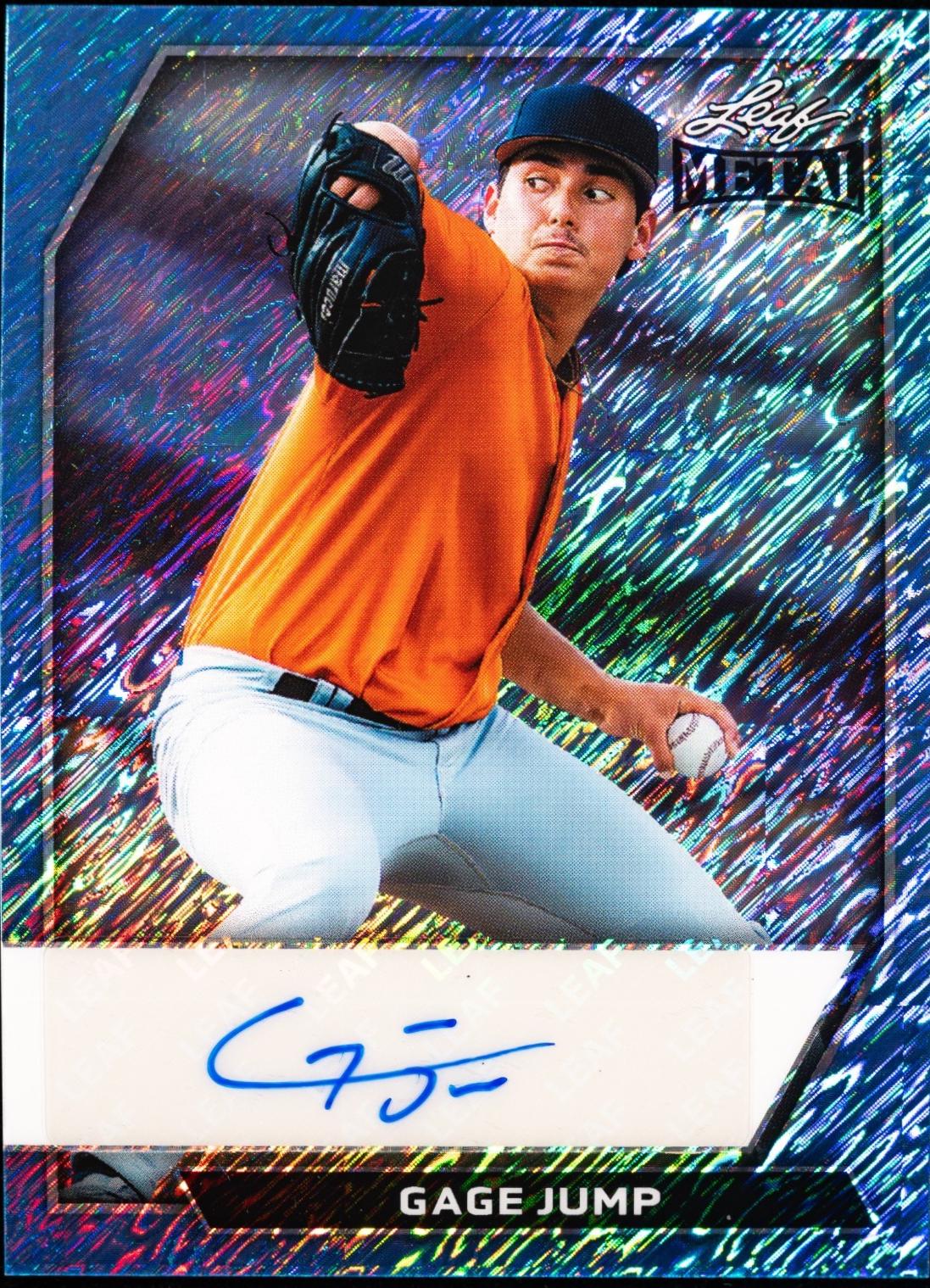 Gage Jump #BA-GJ1 2026 Leaf Metal Autograph Baseball