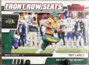 Trey Lance #7 Football Cards 2021 Panini Contenders Draft Picks Front Row Seats