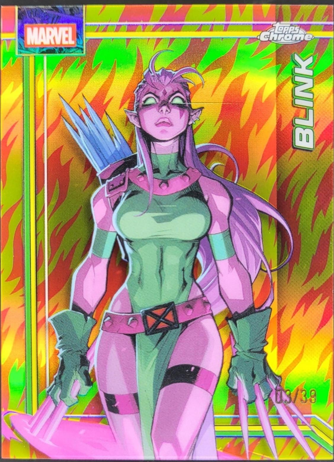 その他 Topps Chrome Marvel 2026 Blink 018 Blink [Human Torch Refractor] #18 Prices | Marvel 2026 Topps