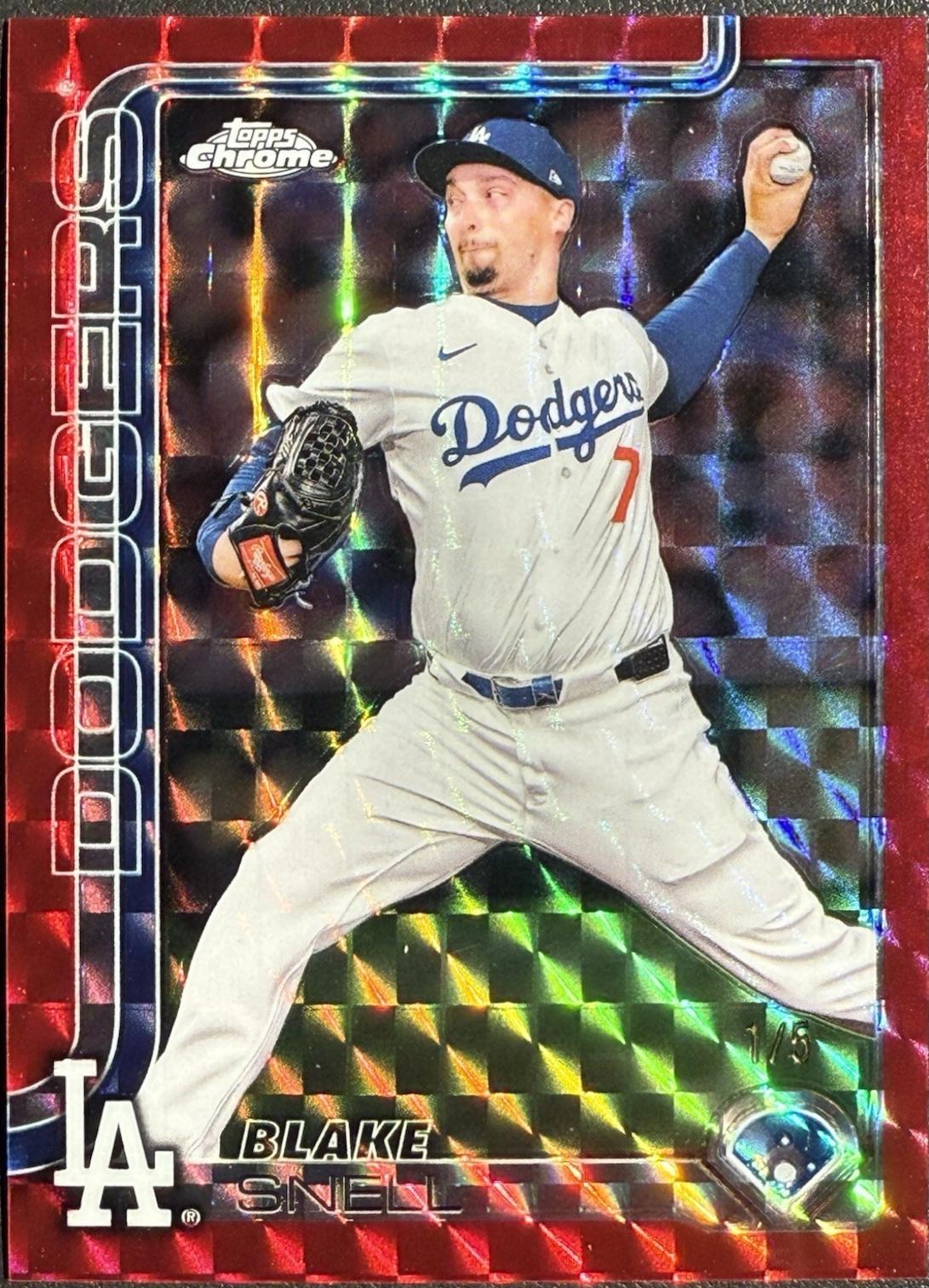 Blake Snell [Red Geometric] #175