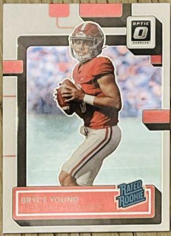 Bryce Young #1 Football Cards 2023 Panini Chronicles Draft Picks Donruss Optic Rated Rookie