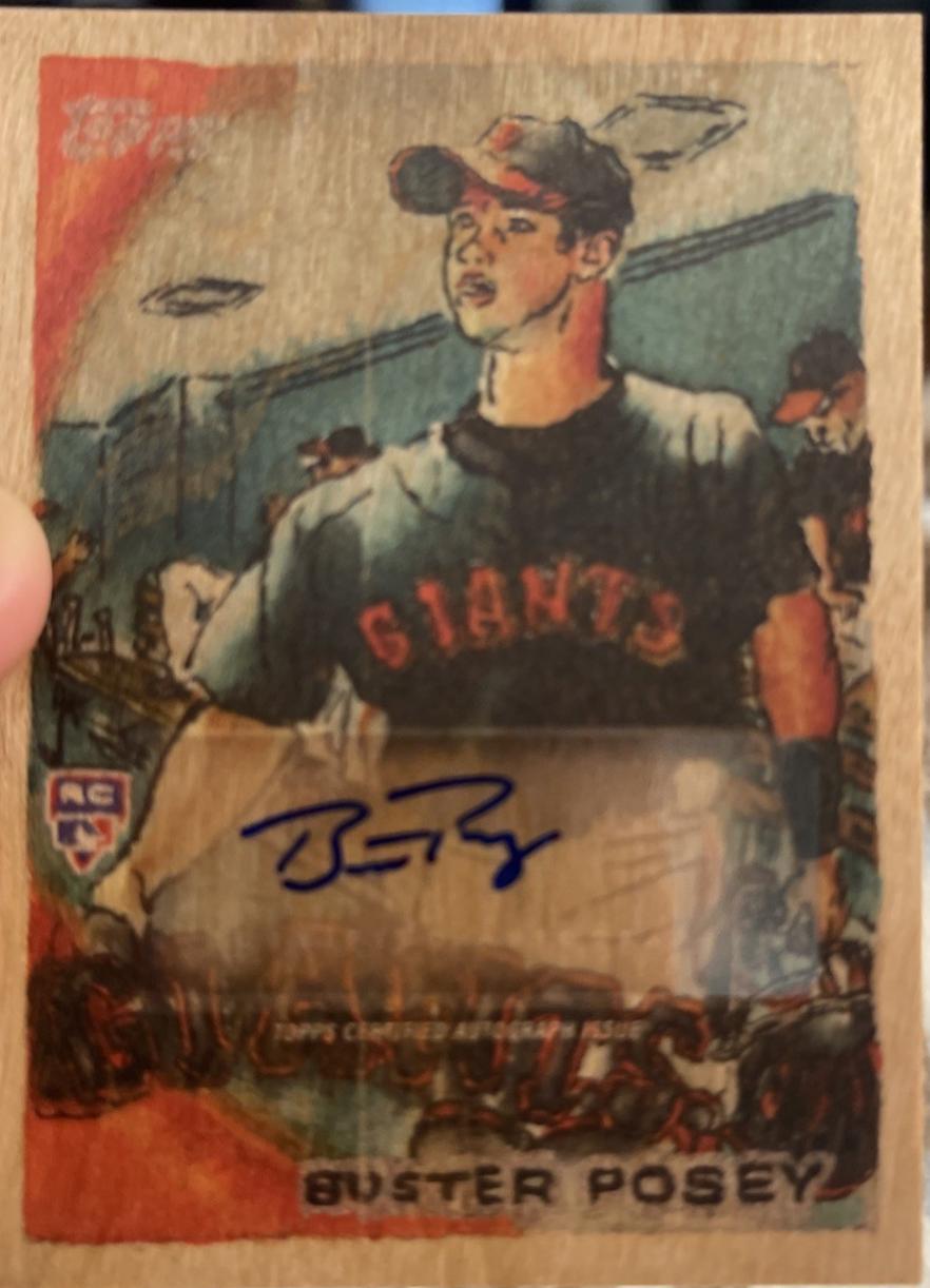 Buster Posey [Wood Stock] #87A