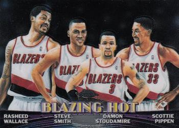 Wallace, Smith, Stoudamire, Pippen #TC9 Basketball Cards 2000 Topps Chrome Combos
