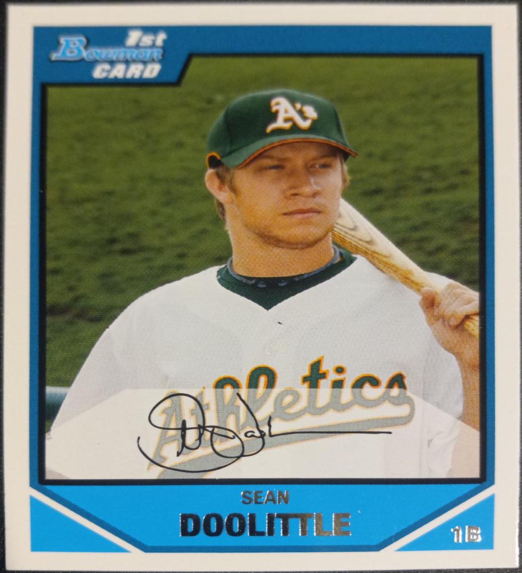Sean Doolittle #BDLP50 Baseball Cards 2007 Bowman Draft Picks & Prospects